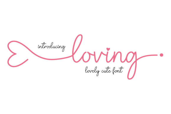 Loving Font: A Delicate Script for Modern Branding and Design